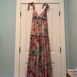 multicolored formal dress new with tags size small